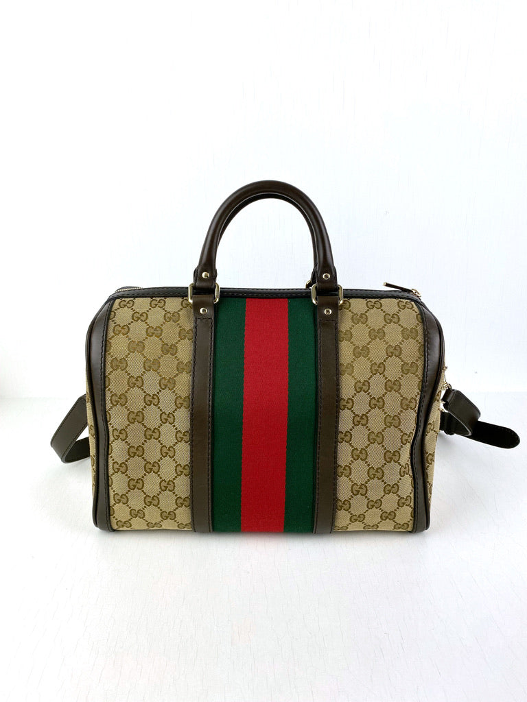 Gucci Monogram Boston Bag/Taske