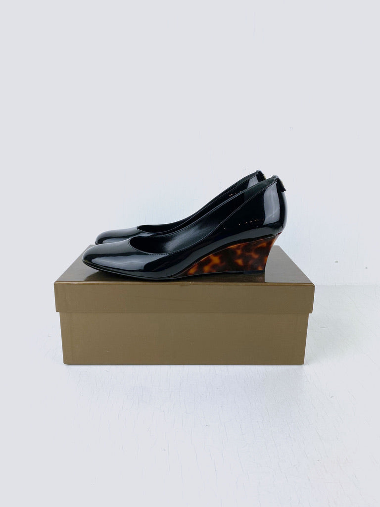 Gucci Sko Med Kilehæl - Str 37,5 - (Nypris 3.200 kr)