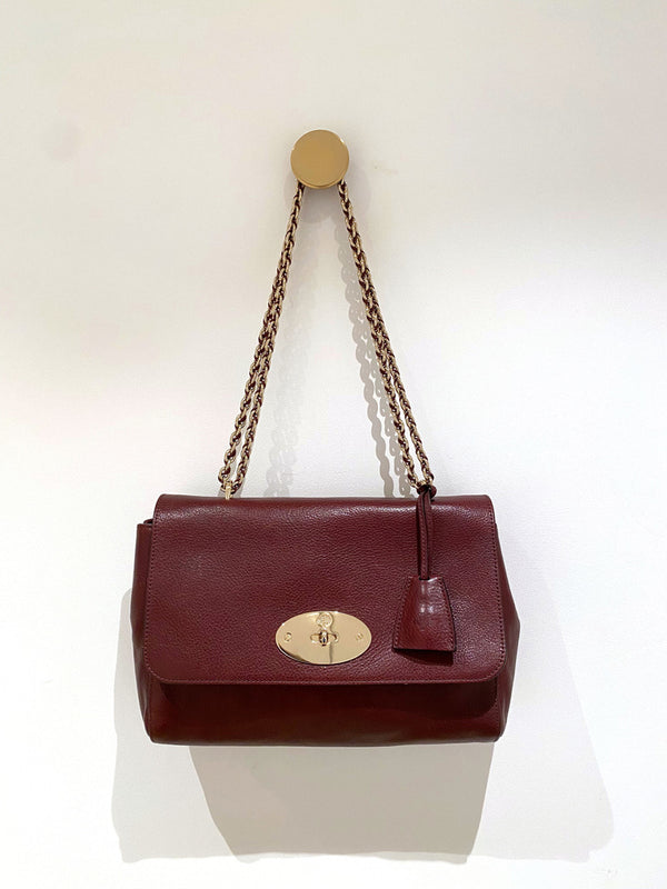 Mulberry Medium Lily - Oxblood - (Nypris ca 11.000 kr)