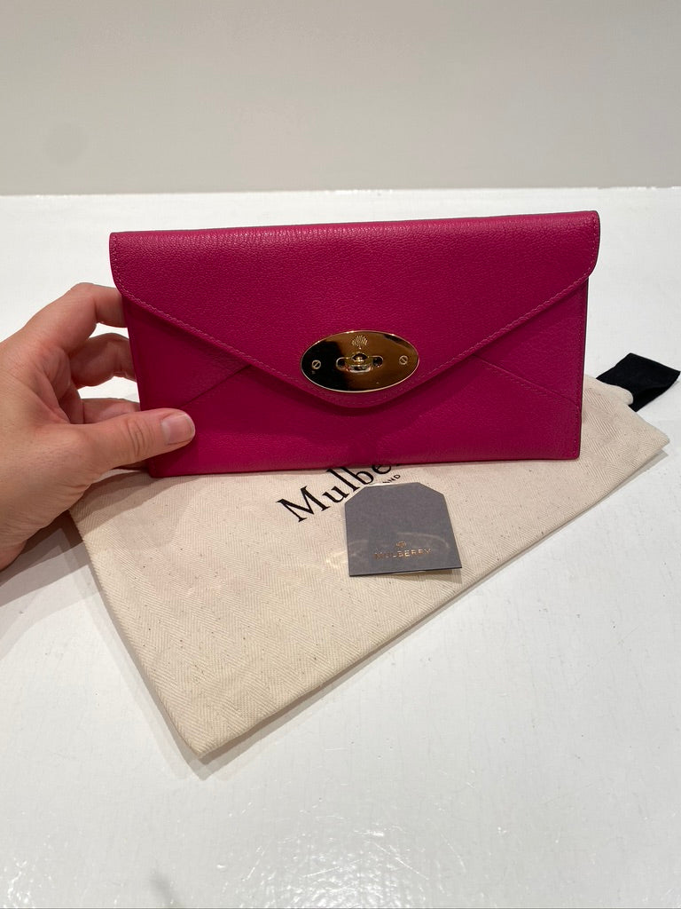 Mulberry Envelope Pung - Pink