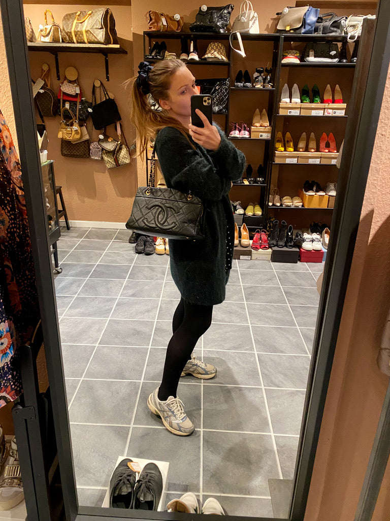 Chanel Taske - Sort Caviar Med Guldhardware