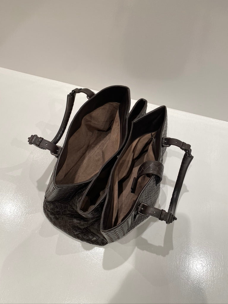 Bottega Veneta Roma Bag - Mørkebrun