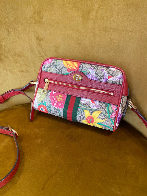 Gucci Ophidia Bag /Taske Med Blomster