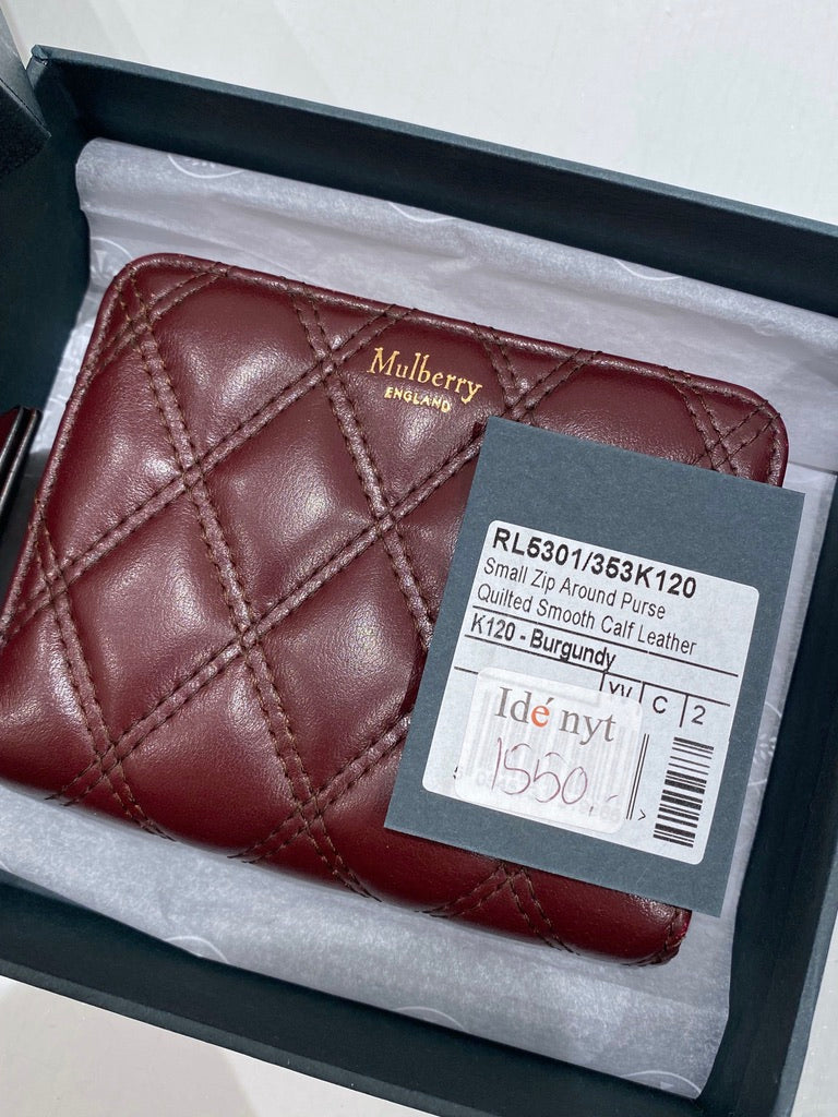 Mulberry Small Sip Purse/Pung - Burgundy - (Nypris 1.550 kr)