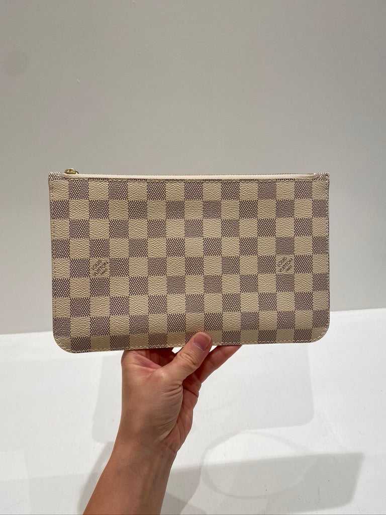 Louis Vuitton Clutch Damier Azur -  (Fra Neverfull Taske)