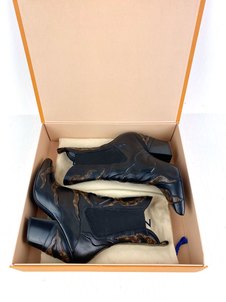 Louis Vuitton Fireball Boots - Str 39 - (Nypris 12.460 kr/1.780 Dollars)
