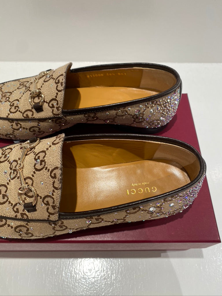 Gucci Jordaan loafer-sko - Str 38,5  almindelige i str  - (Nypris 7.150 kr)