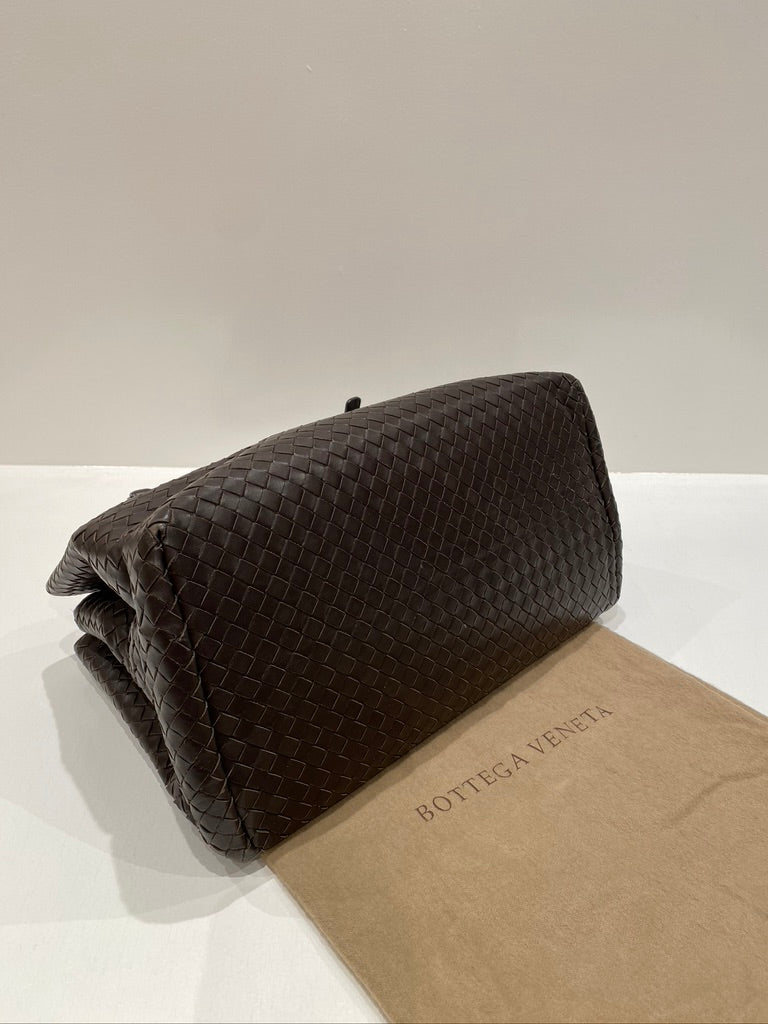 Bottega Veneta Roma Bag - Mørkebrun