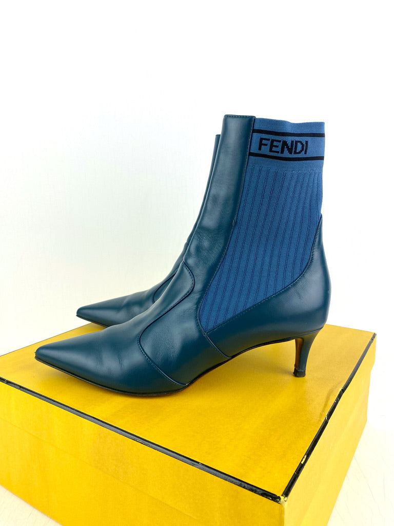 Fendi Støvler - Blå - Str 37,5