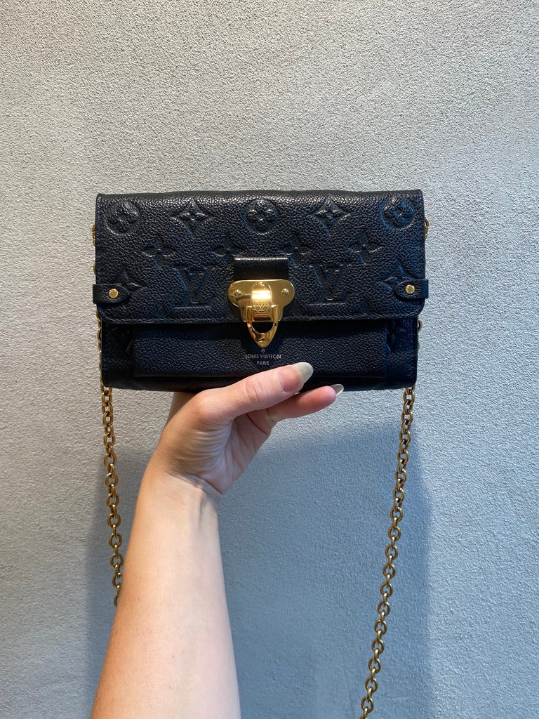 Louis Vuitton Vavin Wallet On Chain - Noir