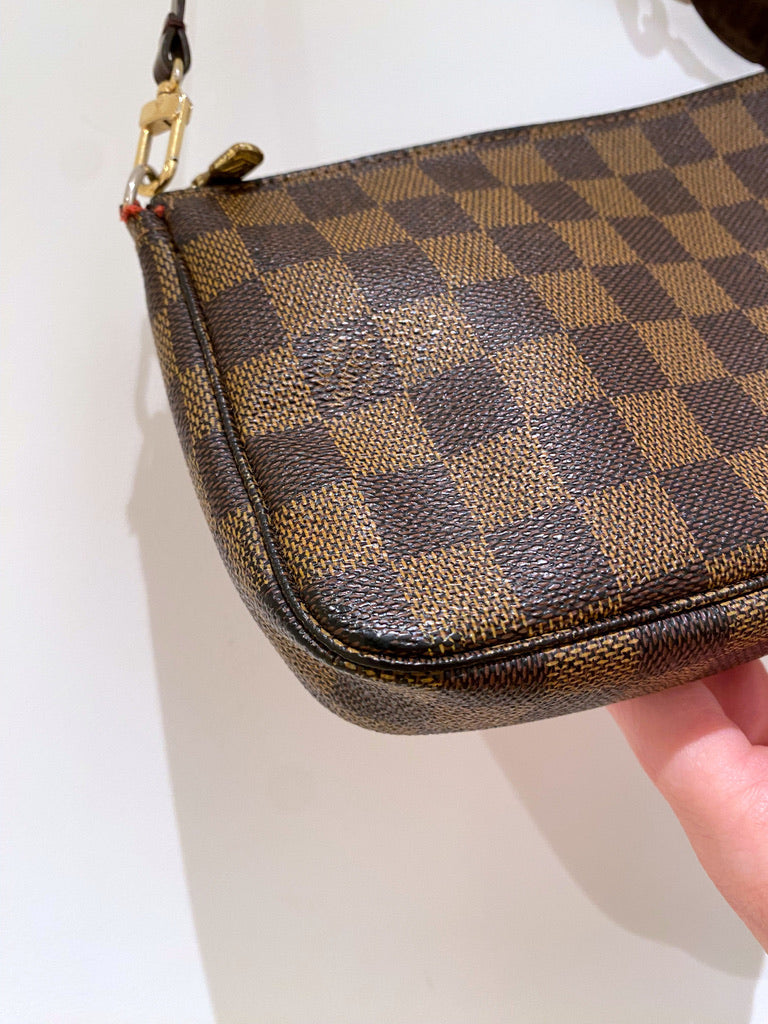 Louis Vuitton Pochette Taske Damier Ebene