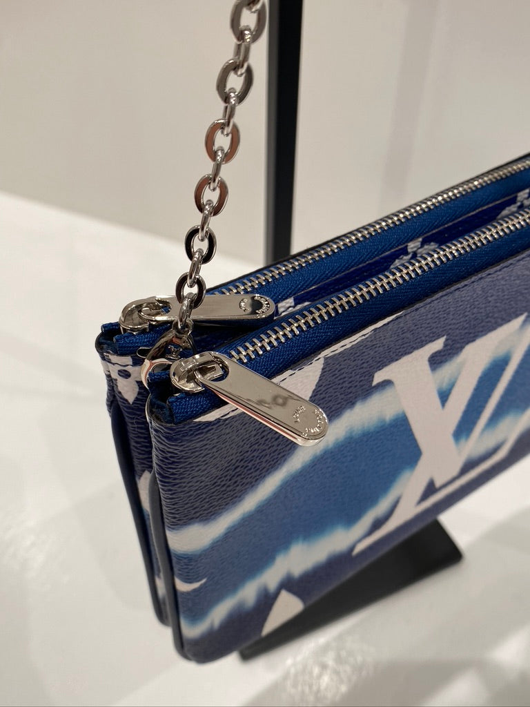 Louis Vuitton Limited Edition - Monogram Giant Escale Double Zip Pochette Taske - Monogram Canvas