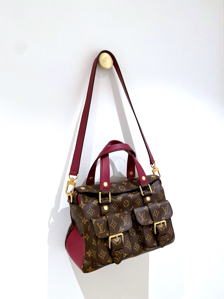 Louis Vuitton Manhatten Mng Raisen Monogram Bag/Taske