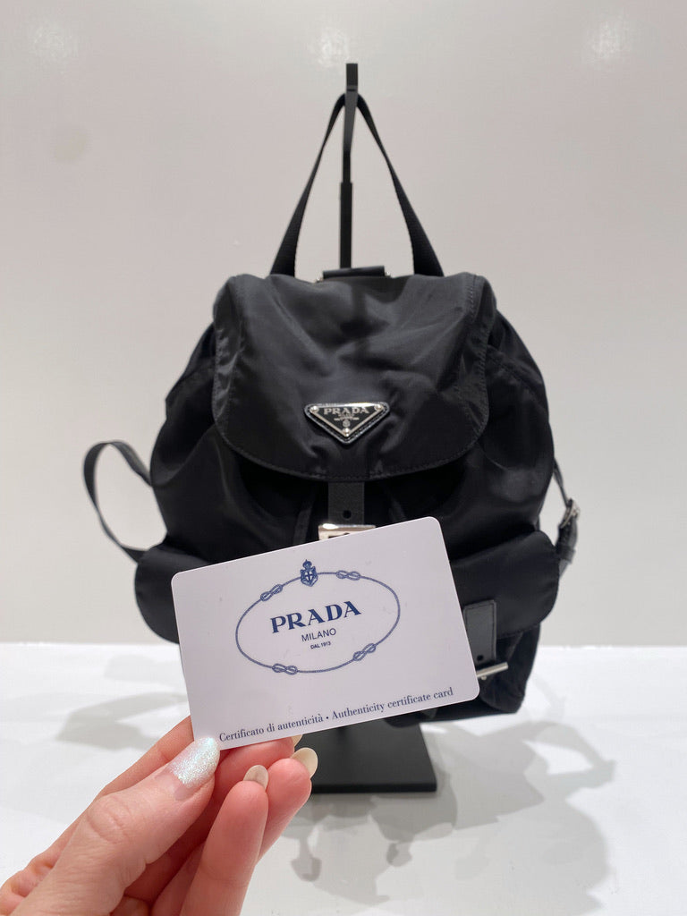 Prada Small Re-Nylon Backpack/Rygsæk - (Nypris 14.400 kr)