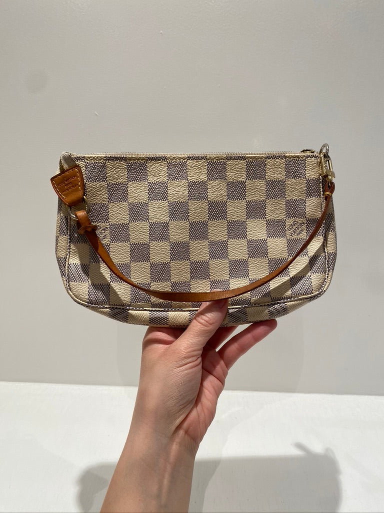 Louis Vuitton Pochette Taske Damier Azur