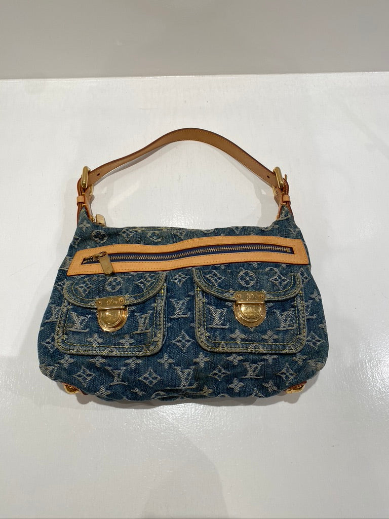 Louis Vuitton Monogram Denim Baggy PM Bag/Taske