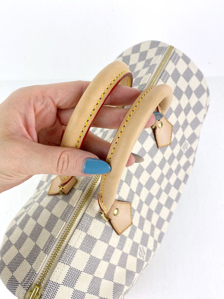 Louis Vuitton - Speedy 35 Damier Azur - (Nypris 10.800 kr)