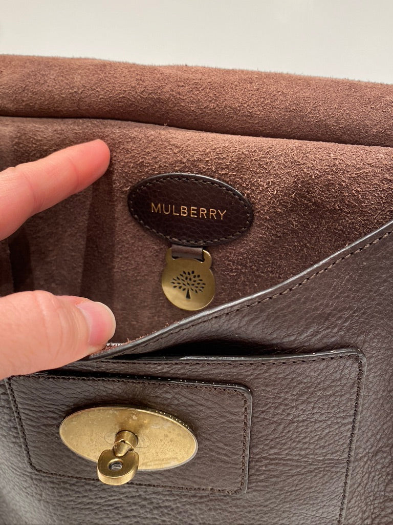 Mulberry Small Messenger Bag - Mørkebrun