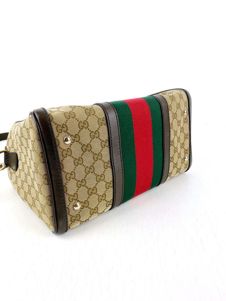 Gucci Monogram Boston Bag/Taske