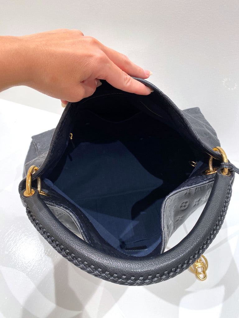 Louis Vuitton Empreinte Taske - Mørkeblå - (Nypris ca 20.000 kr)
