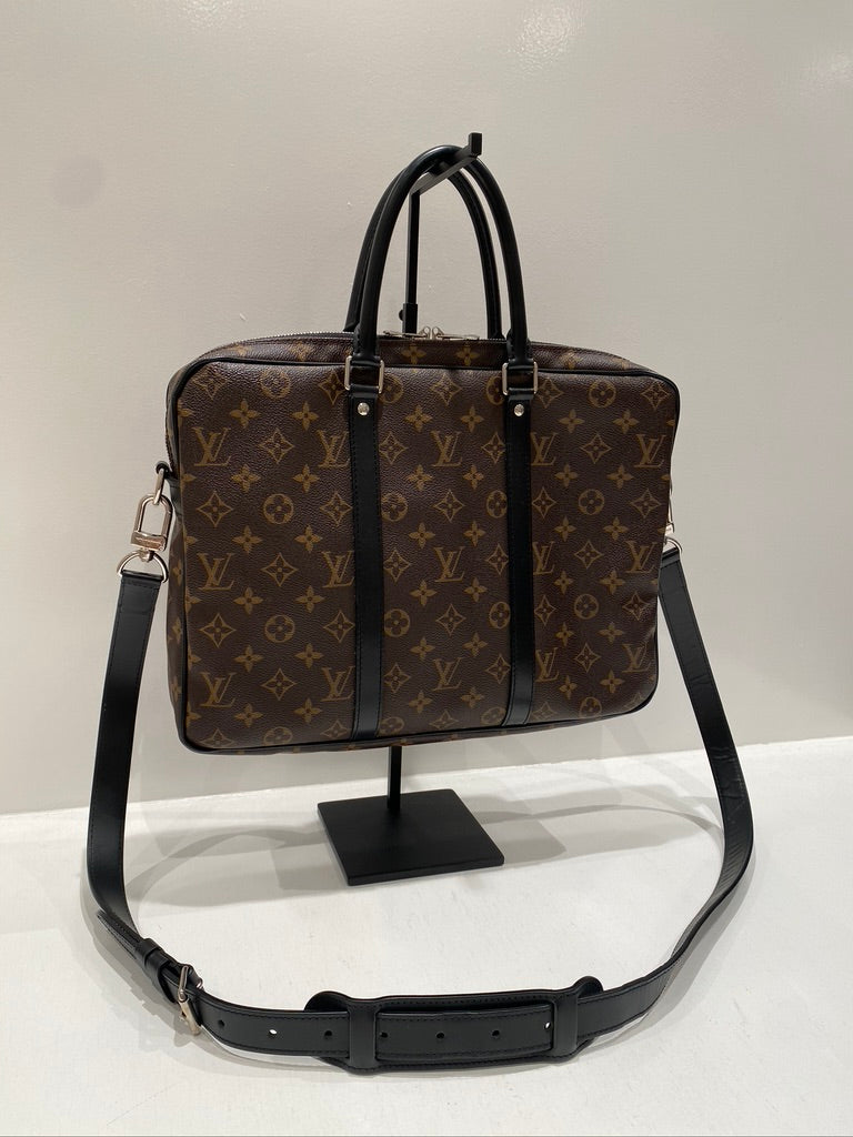 Louis Vuitton Monogram Porte-Documents/ Klassisk Arbejdstaske - (Nypris ca 17.600 kr)