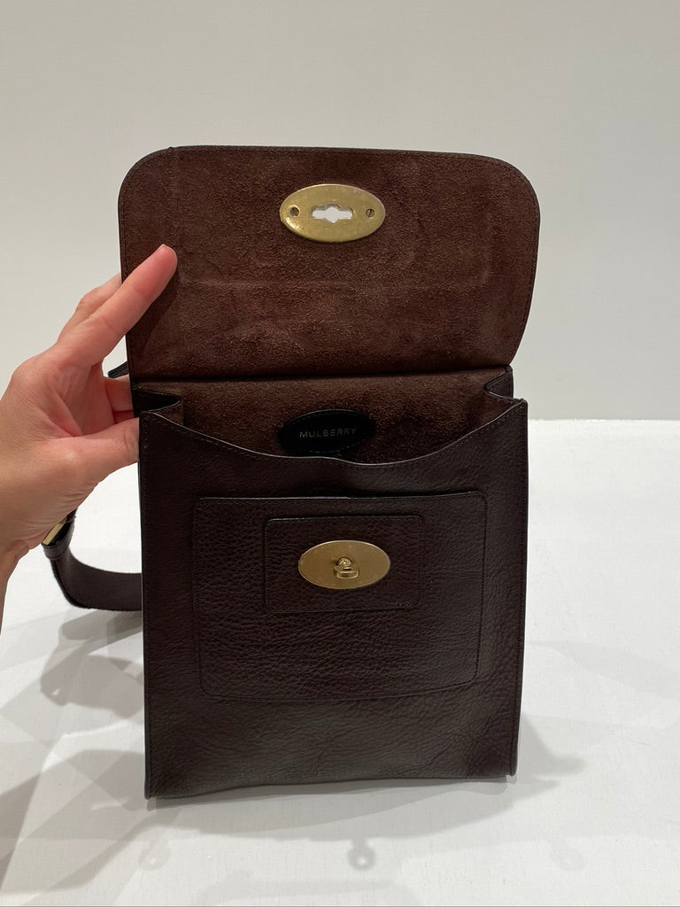 Mulberry Small Messenger Bag - Mørkebrun