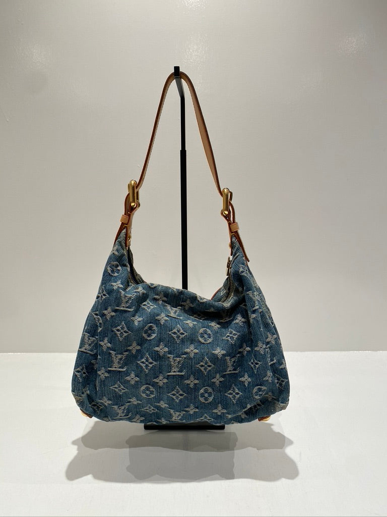 Louis Vuitton Monogram Denim Baggy PM Bag/Taske