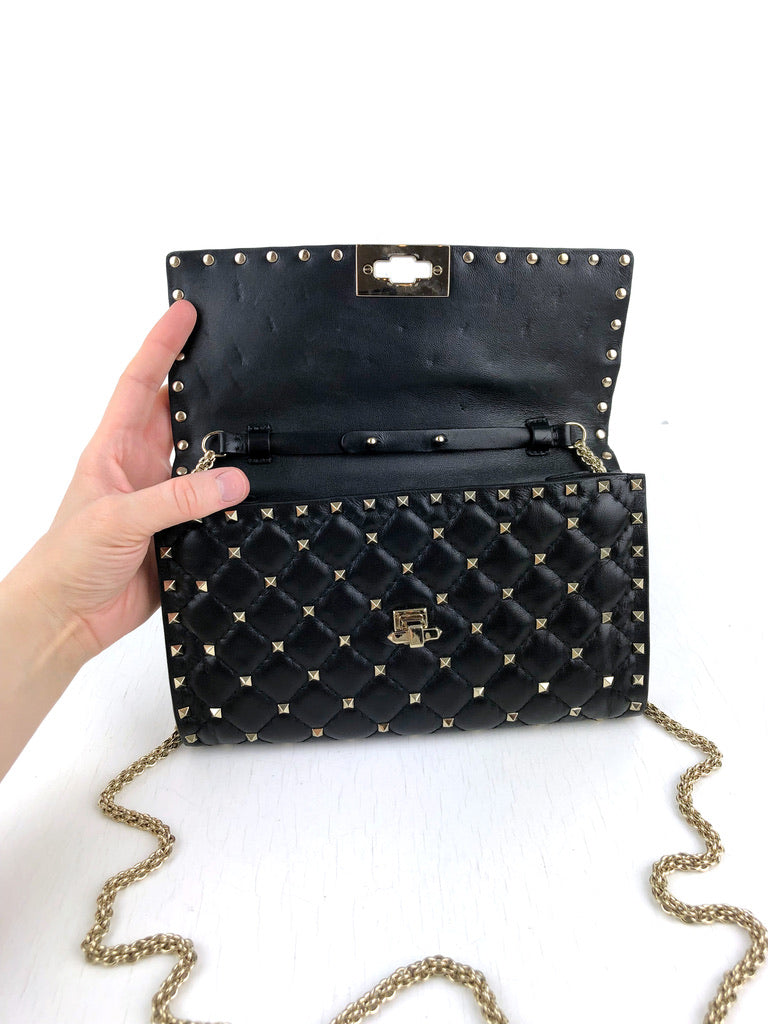 Valentino Rockstud Spike Nappa Leather Crossbody - (Nypris 13.940 kr)