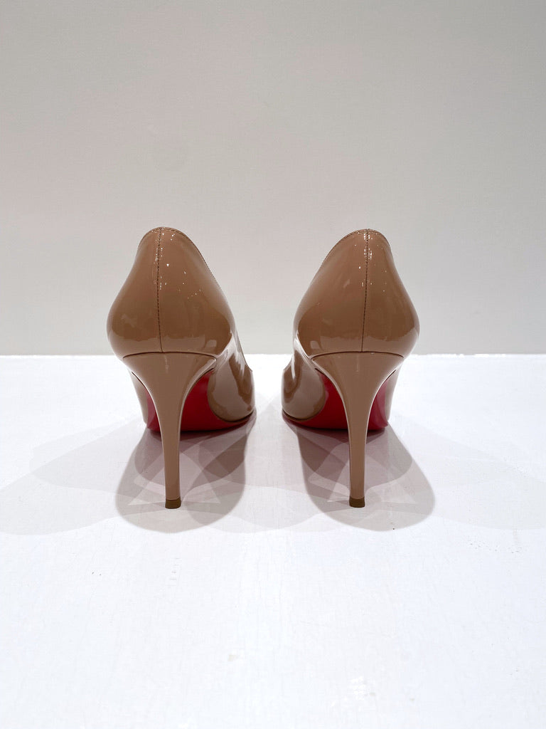 Christian Louboutin Stiletter - Nude - Str 37.