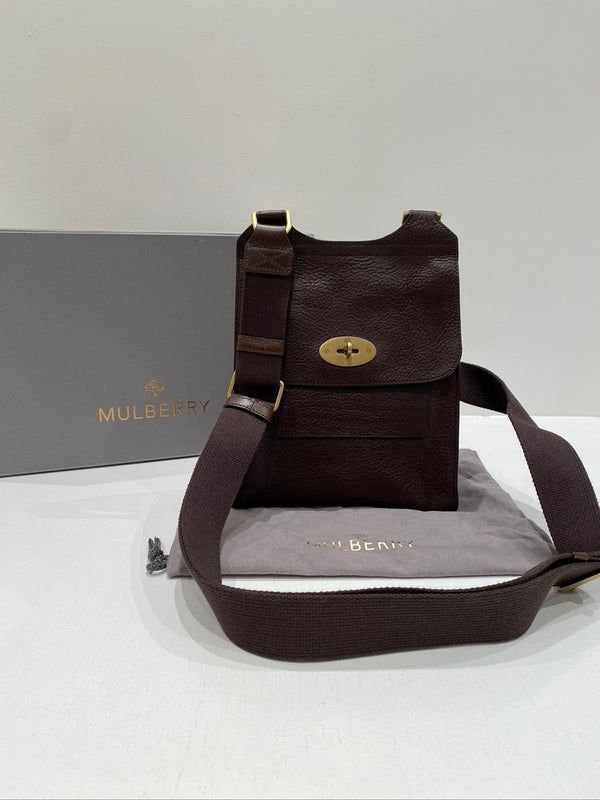 Mulberry Small Messenger Bag - Mørkebrun