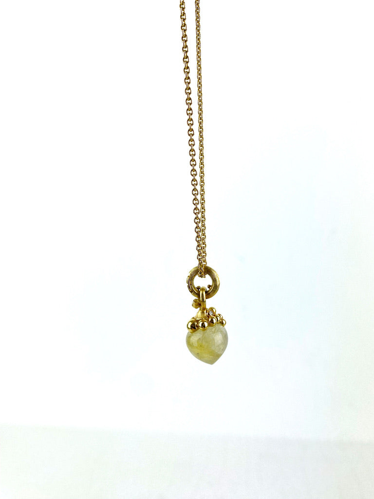 Ole Lynggaard Sweet Drop VEDHÆNG - 18 Karat Guld Med Diamanter - (Vurderingspris 14.995 kr)