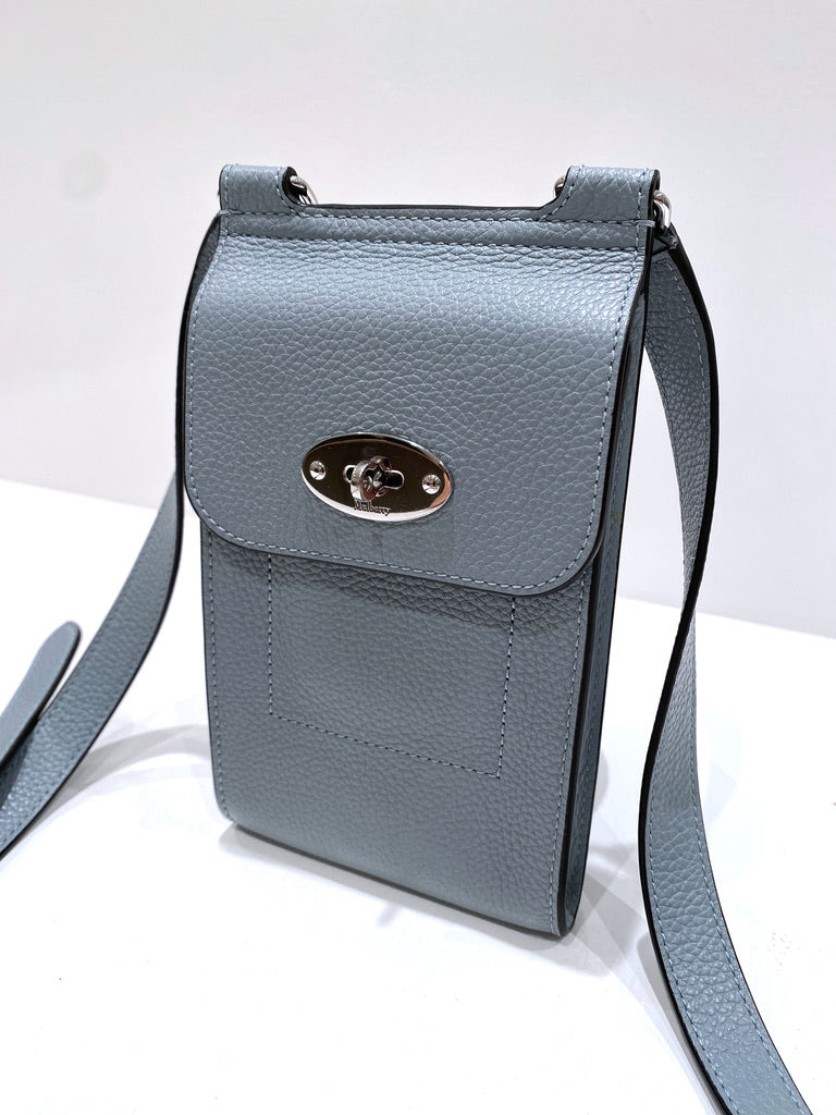 Mulberry Mini Antony Taske - Lyseblå - (Nypris ca 3.900 kr)