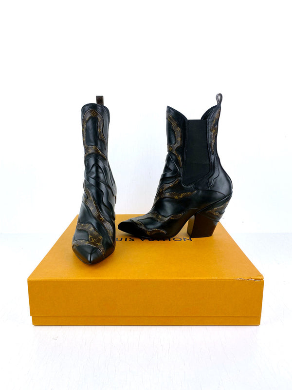 Louis Vuitton Fireball Boots - Str 39 - (Nypris 12.460 kr/1.780 Dollars)