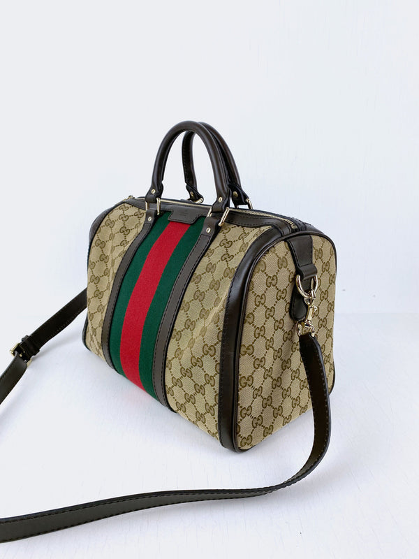 Gucci Monogram Boston Bag/Taske