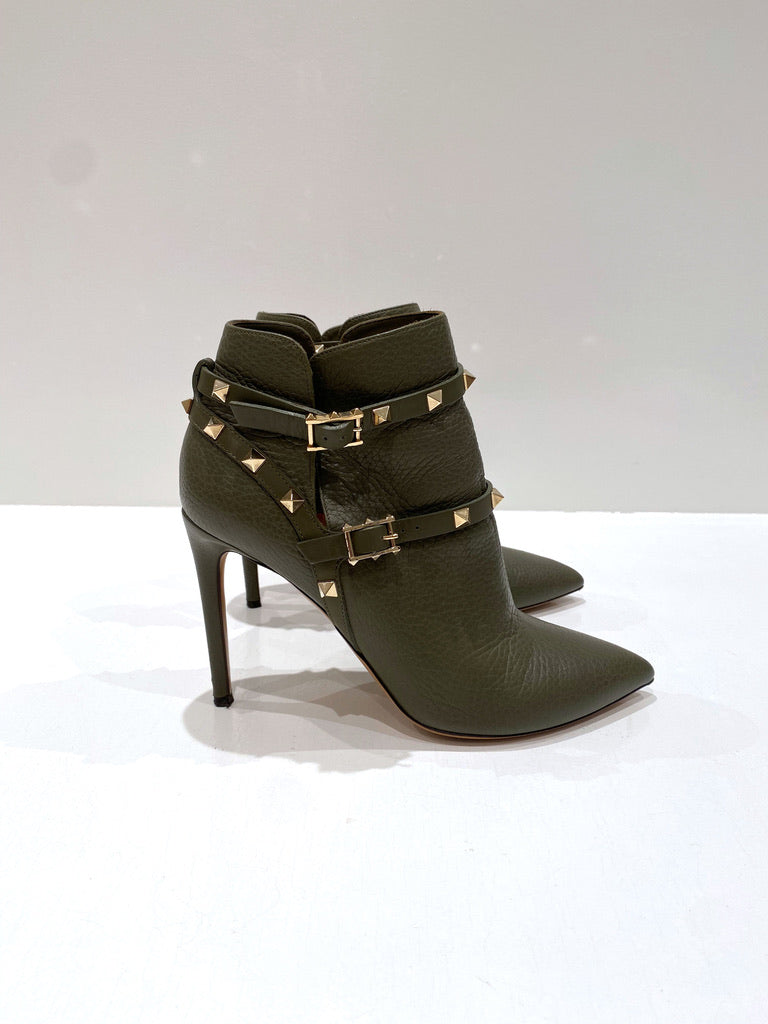 Valentino Ankle Boots/Støvler - Str 38,5 - (Nypris ca 8.500 kr)