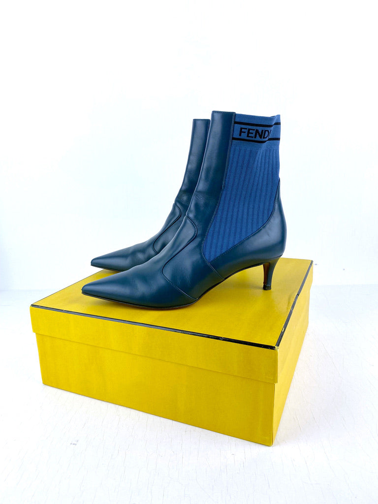 Fendi Støvler - Blå - Str 37,5