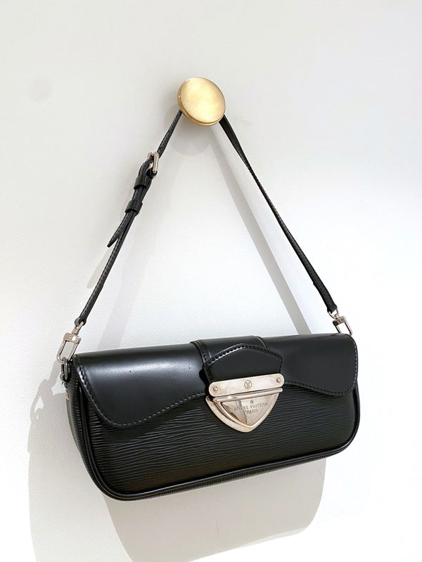 Louis Vuitton Pochette Montaigne - Noir/Sort