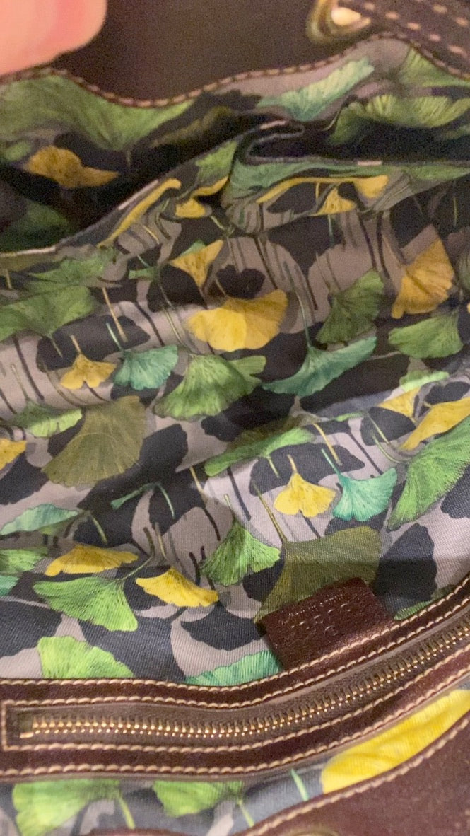 Gucci Håndtaske  i Ruskind