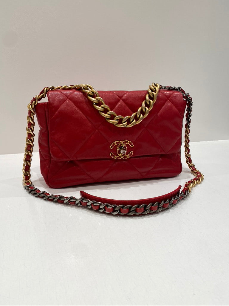 Chanel 19 Large Handbag/Crossbody Taske - (Nypris 52.000 kr)