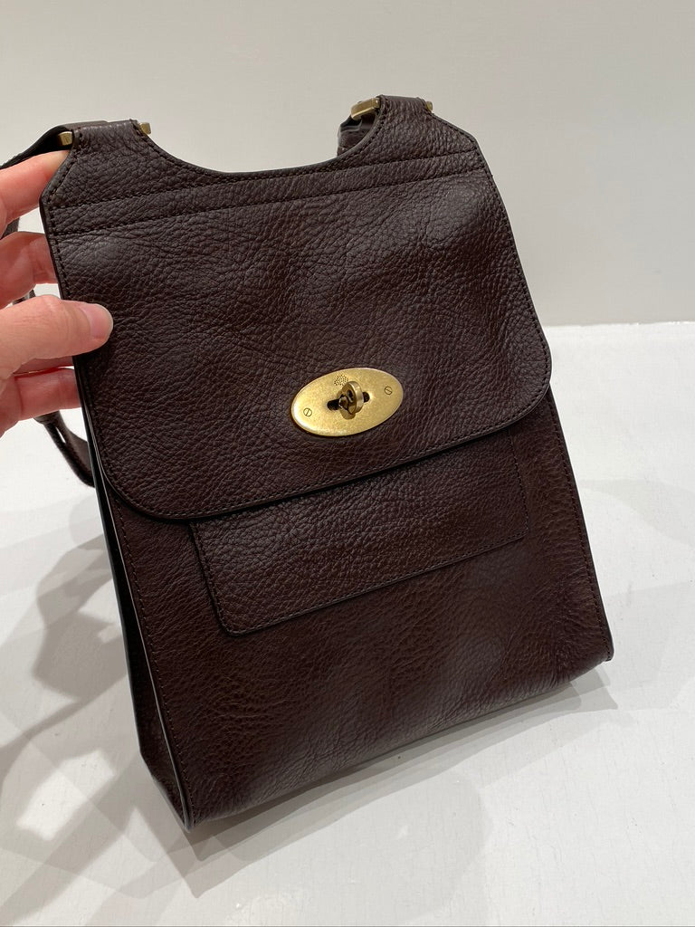 Mulberry Small Messenger Bag - Mørkebrun
