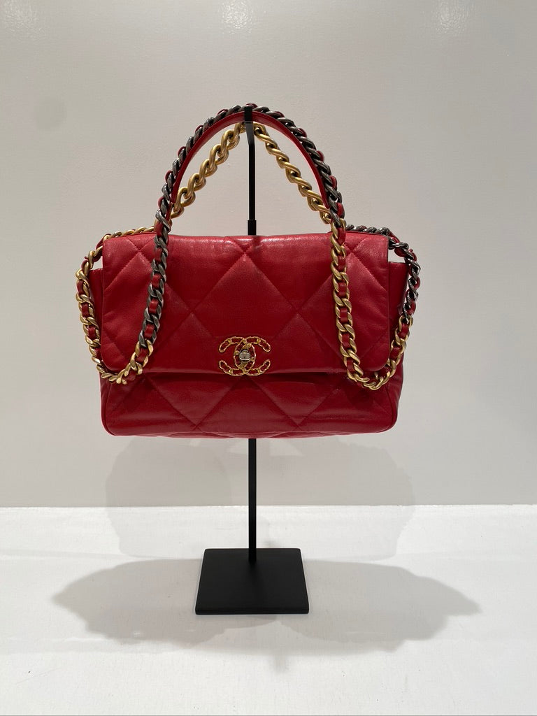 Chanel 19 Large Handbag/Crossbody Taske - (Nypris 52.000 kr)