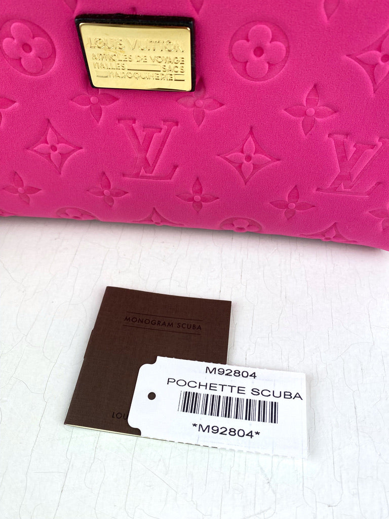Louis Vuitton Pink Clutch - Scuba Pochette