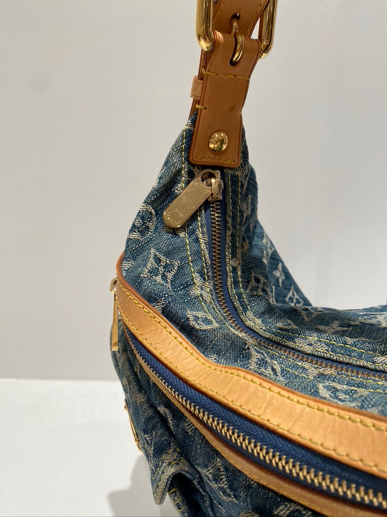 Louis Vuitton Monogram Denim Baggy PM Bag/Taske