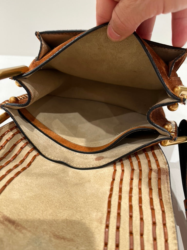 Chloe Small Hudson Caramel Bag - Suede - (Nypris 10.895 kr)
