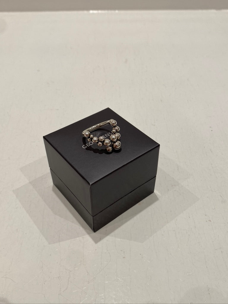 Georg Jensen Moonlight Grapes - Sølvring str 57 - (Nypris ca 2.200 kr)