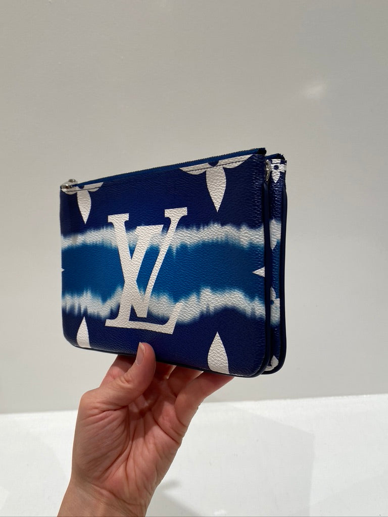 Louis Vuitton Limited Edition - Monogram Giant Escale Double Zip Pochette Taske - Monogram Canvas