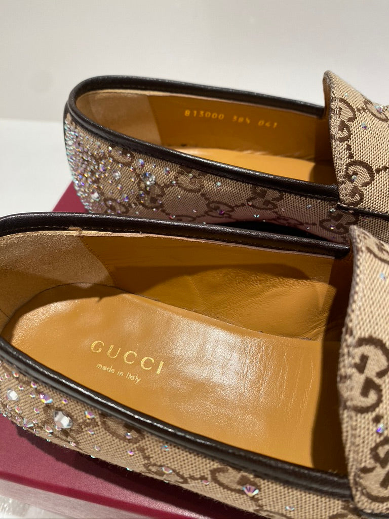 Gucci Jordaan loafer-sko - Str 38,5  almindelige i str  - (Nypris 7.150 kr)