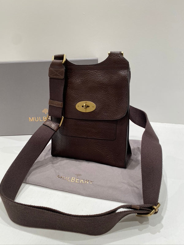 Mulberry Small Messenger Bag - Mørkebrun