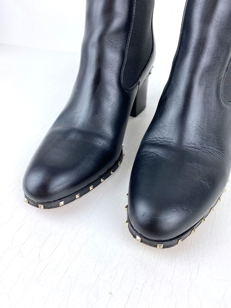 Valentino Støvler sorte - Str 39 - (Nypris 7.500 kr)