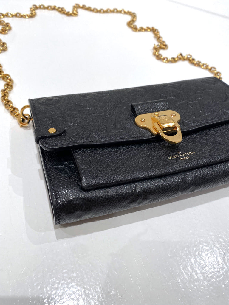 Louis Vuitton Vavin Wallet On Chain - Noir